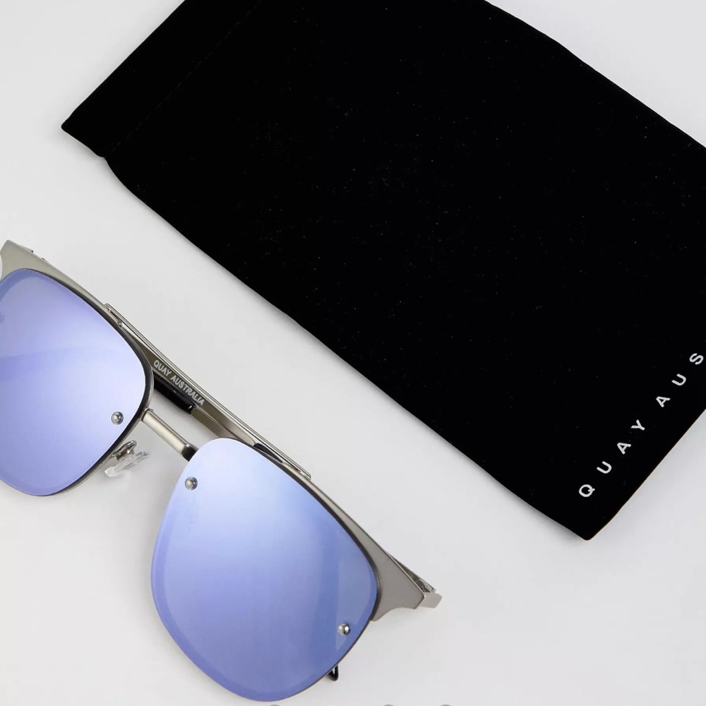 QUAY purple reflective sunglasses 🕶️